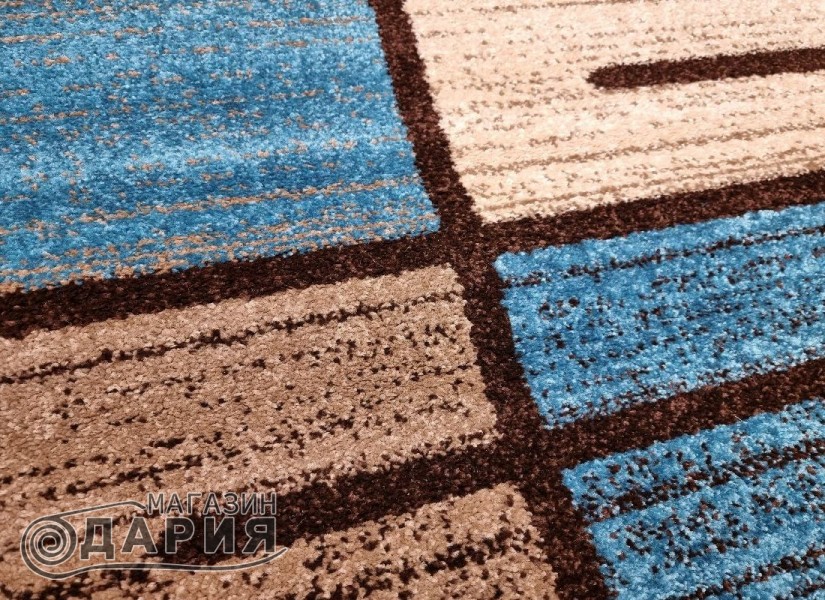 Тъкан килим MAGNOLIA 704 d.beige/blue